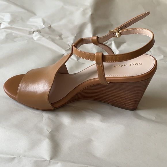 Cole Haan  wedge sandal open toe size 10 New N/T - Picture 2 of 6